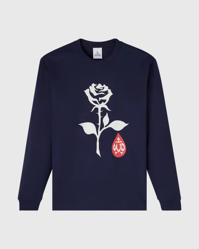 Rose Drop Long-Sleeve T-Shirt sold by OVO