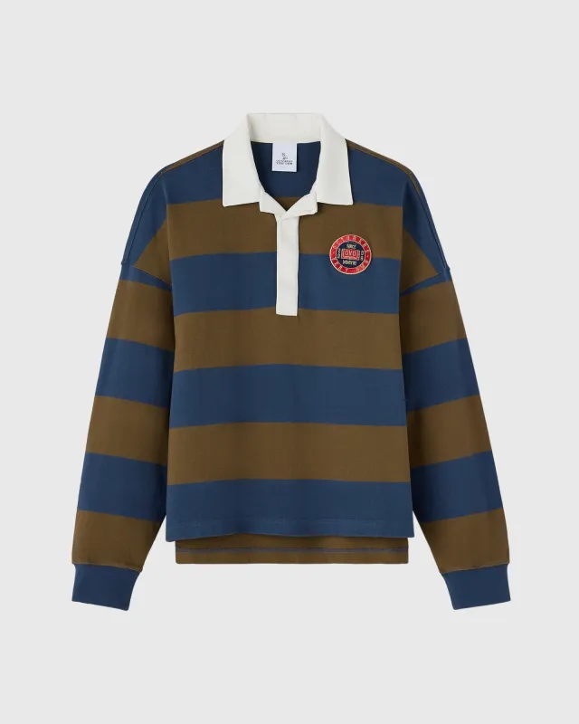 Striped Rugby Polo sold by OVO