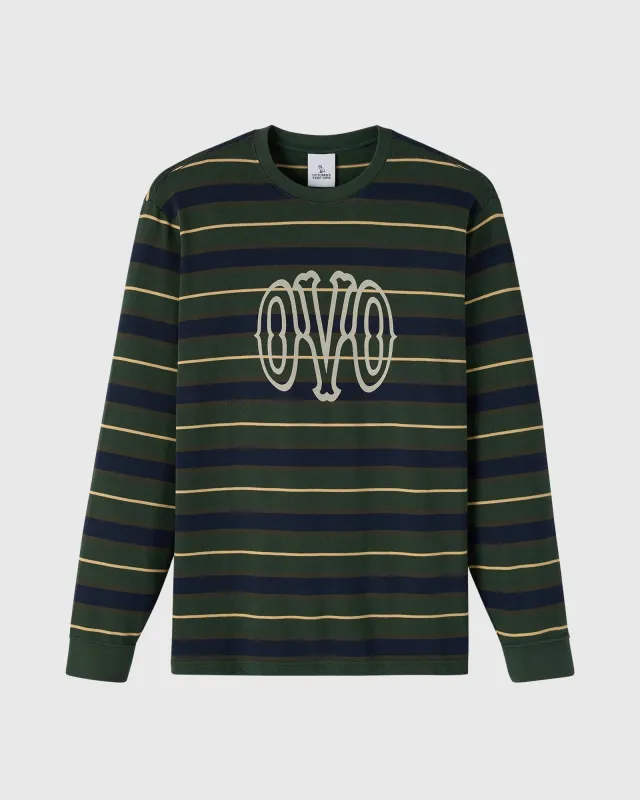 Yarn Dyed Long-Sleeve T-Shirt sold by OVO