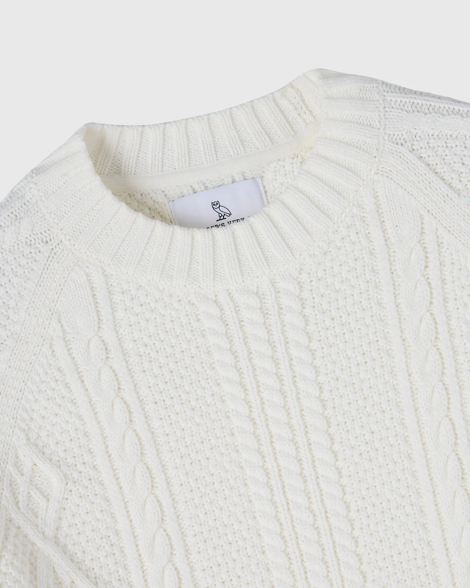 Cable Knit Sweater - White sold by OVO product image thumbnail 2