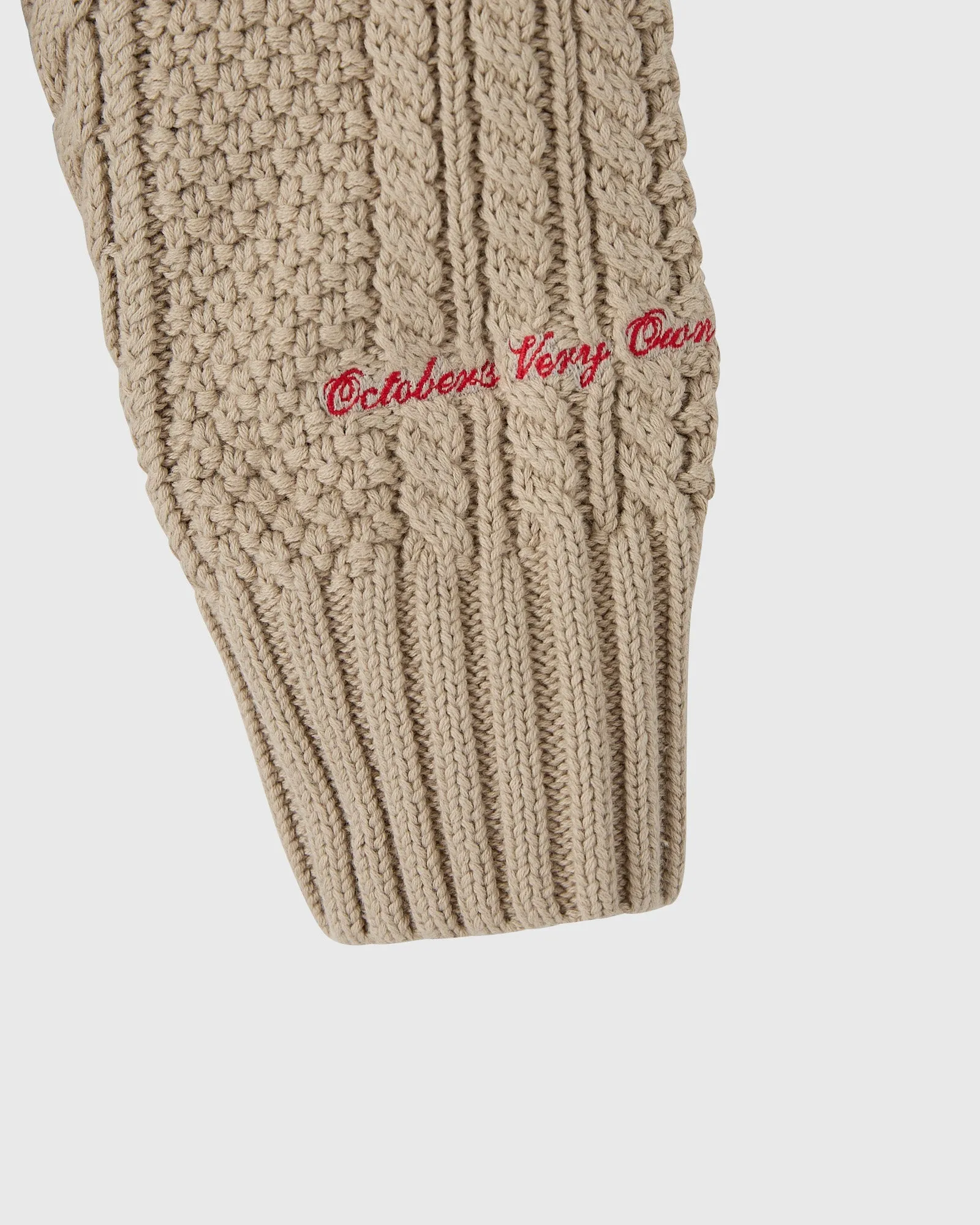 Cable Knit Sweater - Light Taupe sold by OVO product image thumbnail 5