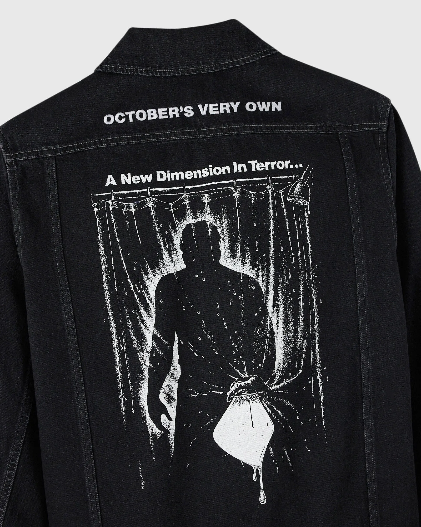 Friday the 13th Denim Slasher Jacket - Black Rigid sold by OVO product image thumbnail 4