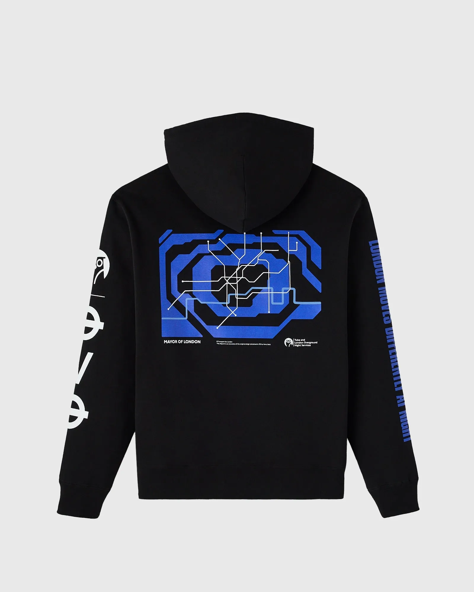 Night Tube Hoodie - Black sold by OVO product image thumbnail 2