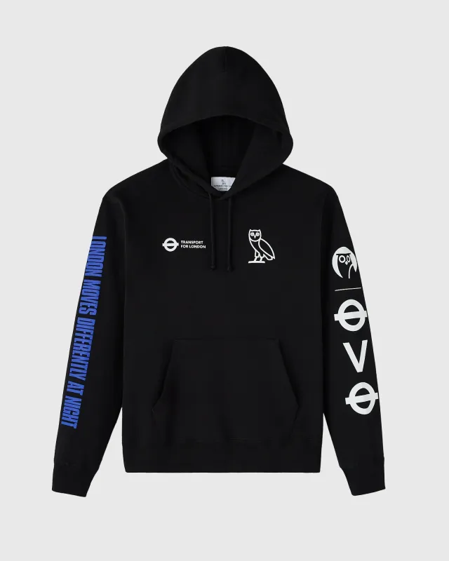 Night Tube Hoodie - Black sold by OVO