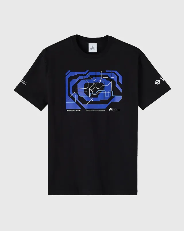 Night Tube Tee - Black sold by OVO