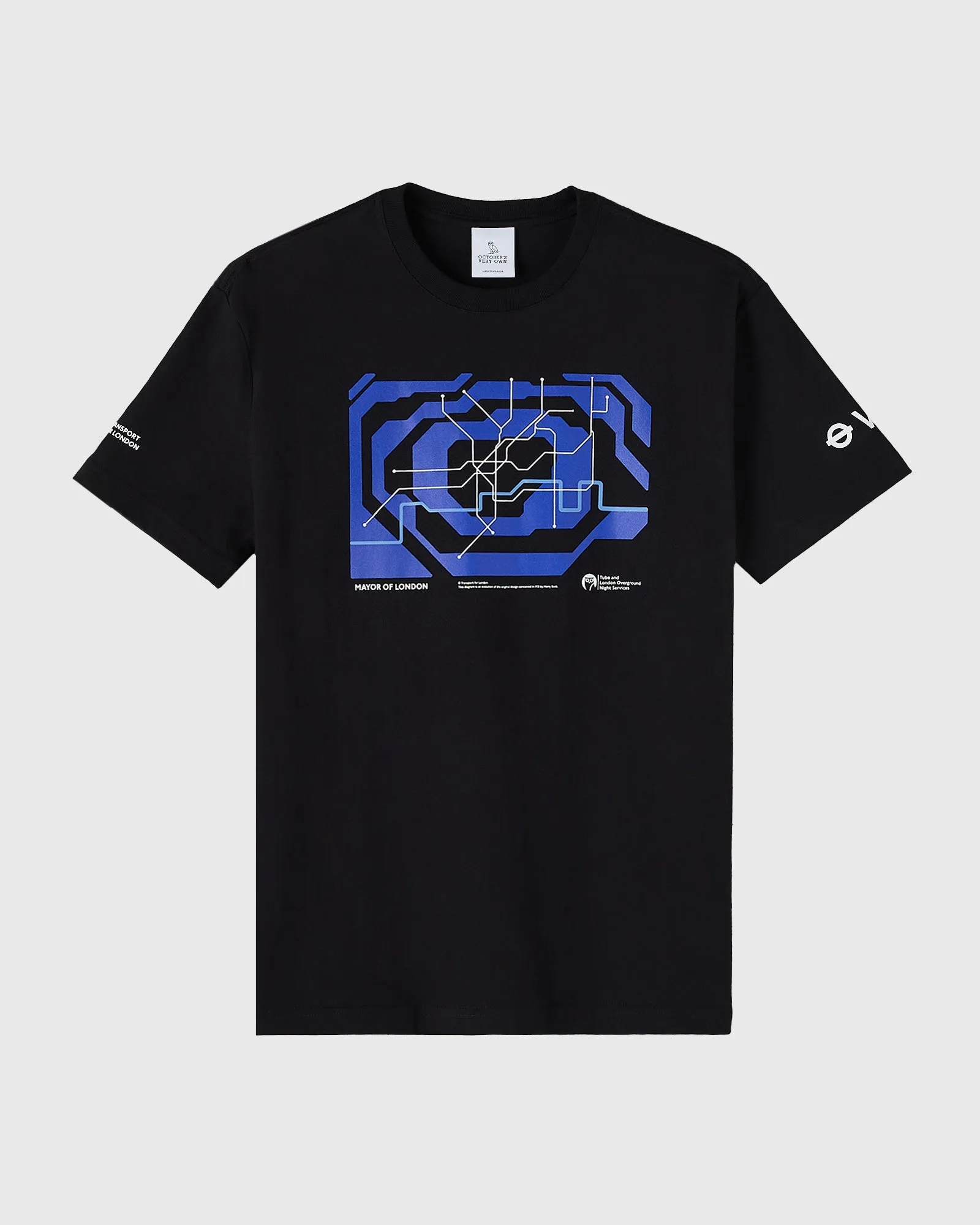 Night Tube Tee - Black sold by OVO