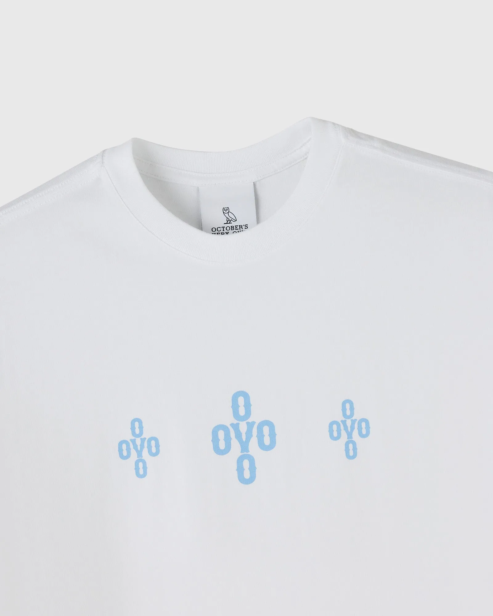 Triple Monogram Boyfriend Tee - White sold by OVO product image thumbnail 2