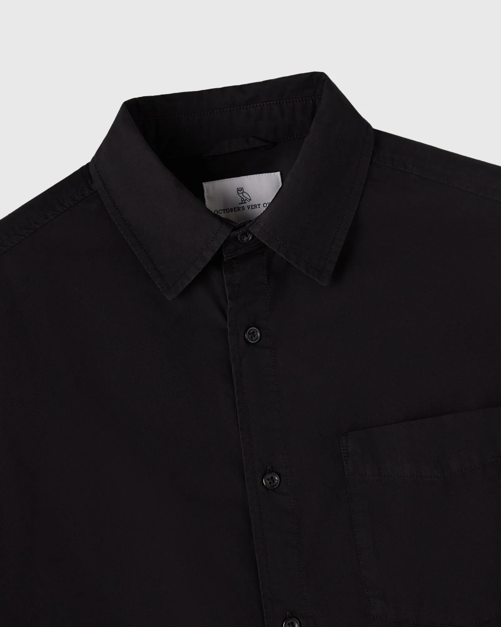 Garment Dyed Pom Pom Marigold Shirt - Black sold by OVO product image thumbnail 2