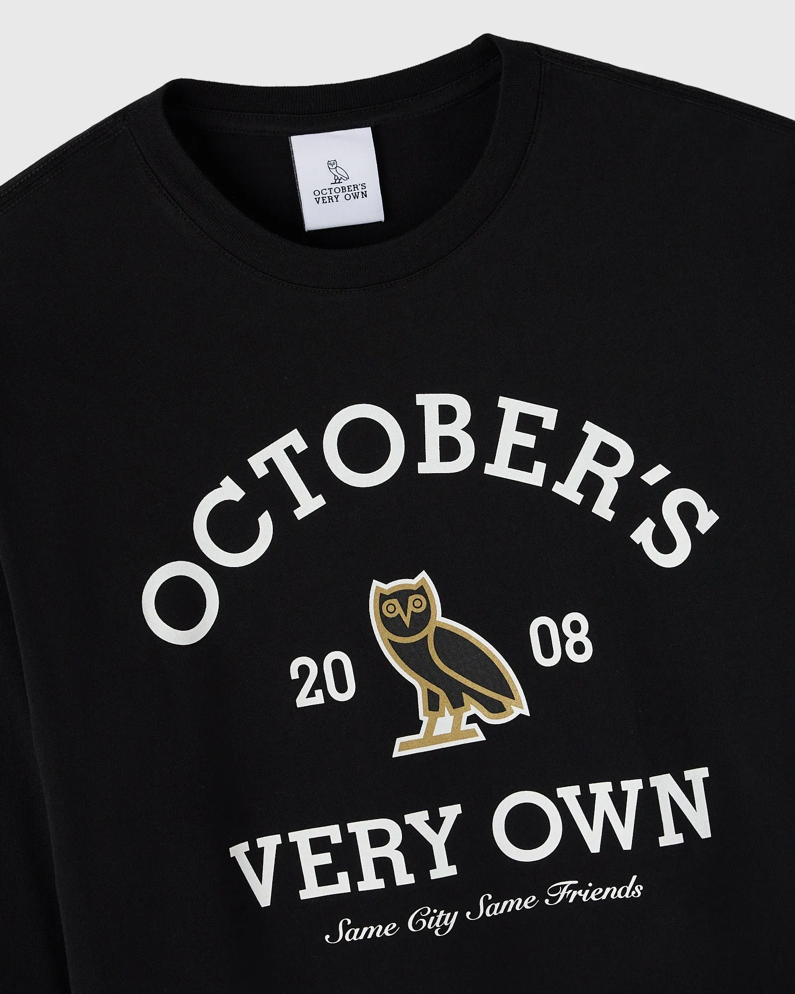 Collegiate Long-Sleeve Tee - Black sold by OVO product image thumbnail 2