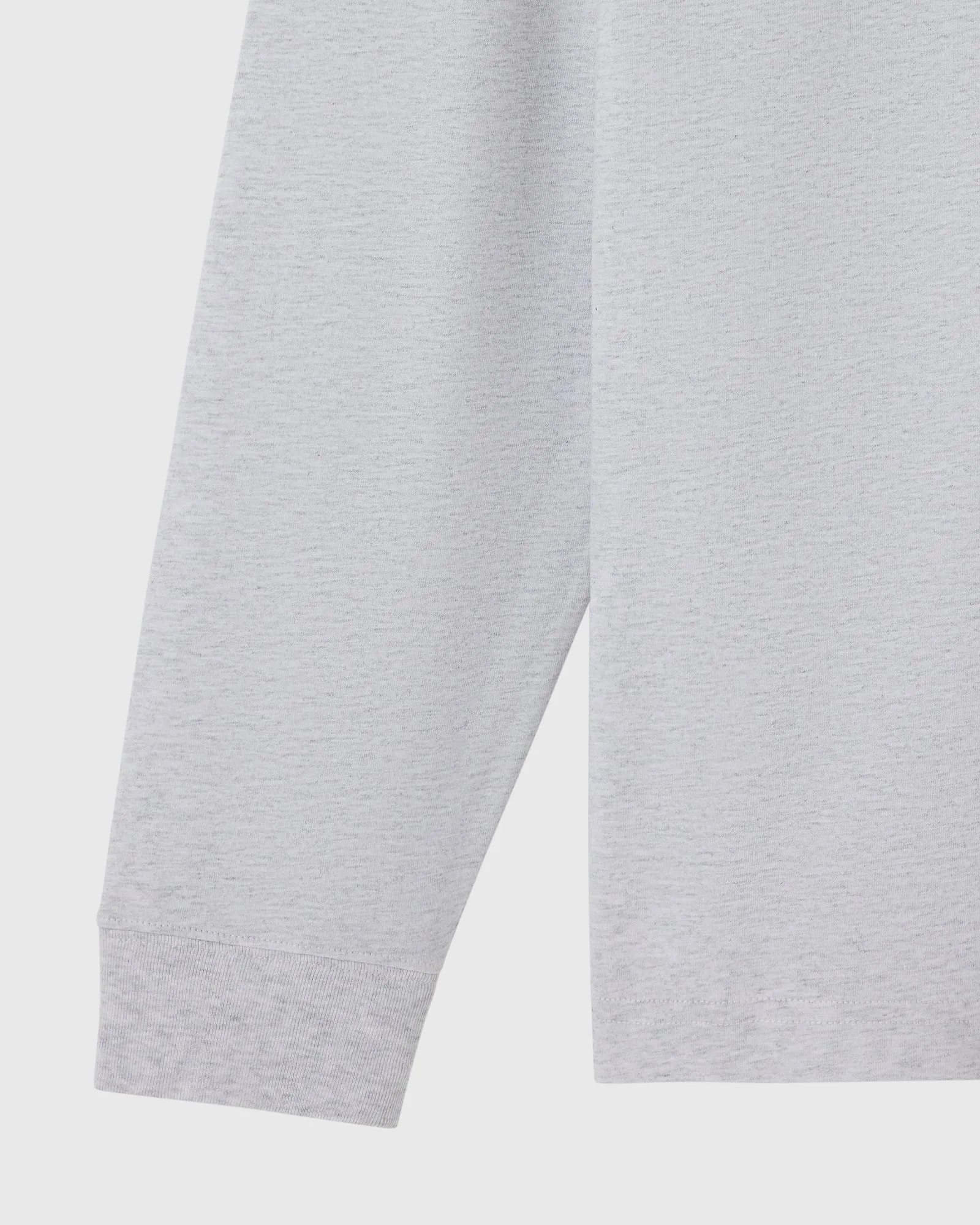 Collegiate Long-Sleeve Tee - Ash Heather Grey sold by OVO product image thumbnail 3