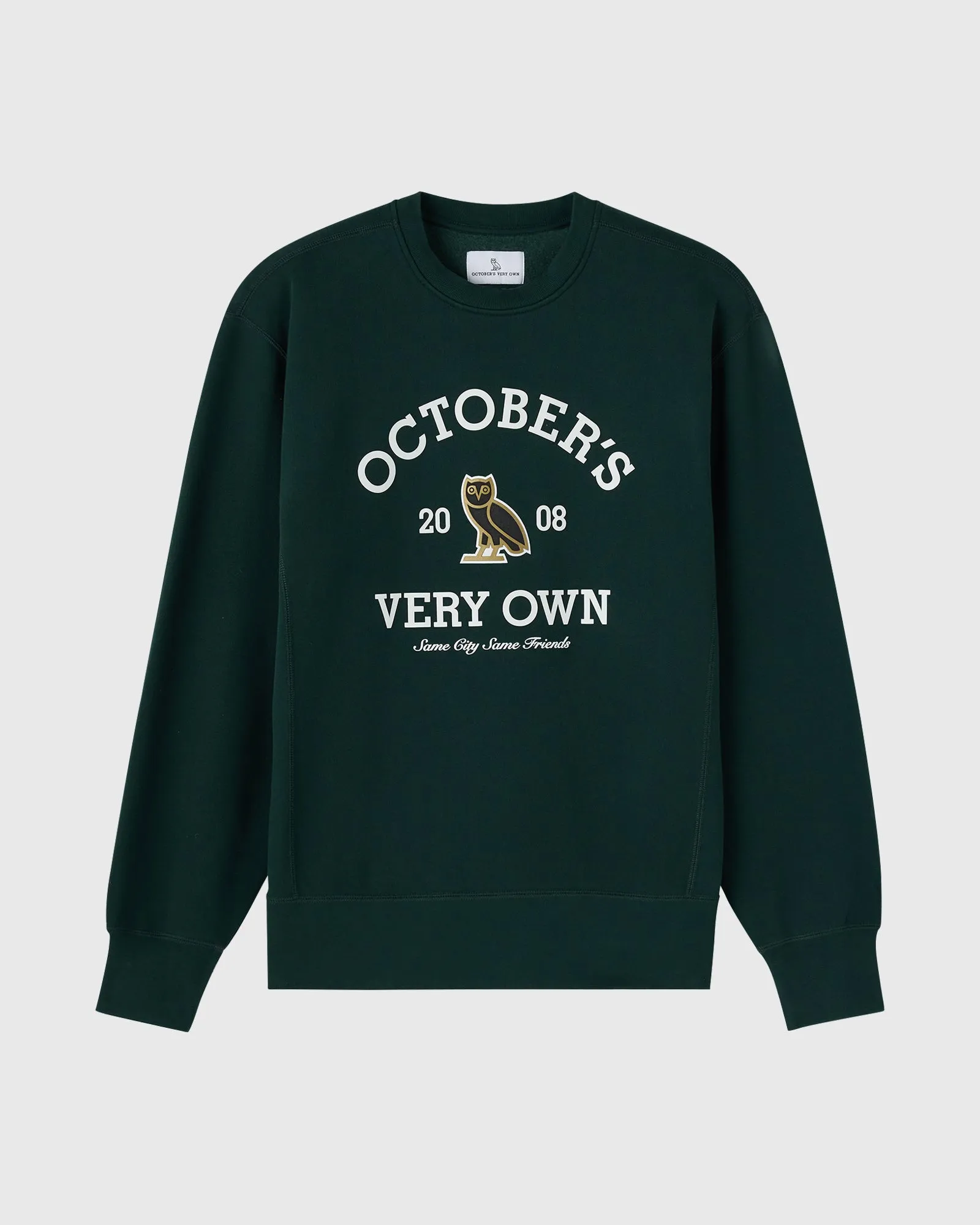 Collegiate Crewneck - Midnight Green sold by OVO