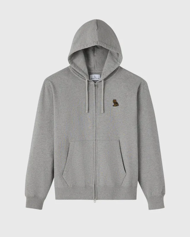 Classic Full-Zip Hoodie - Heather Grey sold by OVO