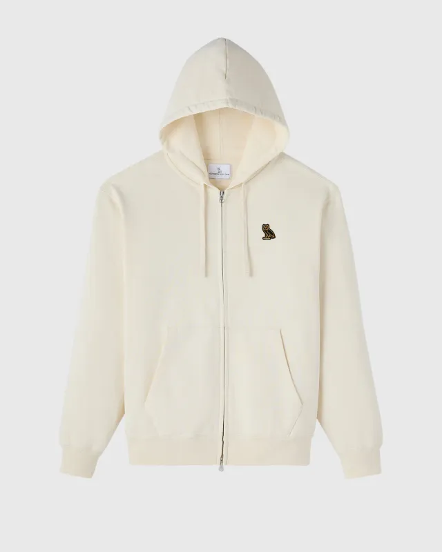 Classic Full-Zip Hoodie - Ivory sold by OVO