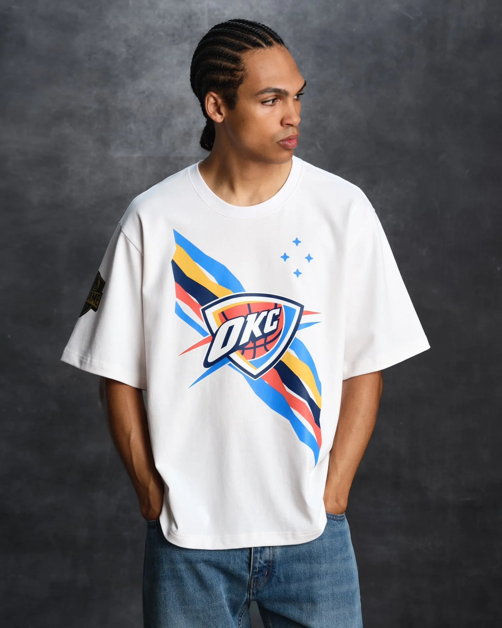 NBA Oklahoma City Thunder Tee - White sold by OVO product image thumbnail 2