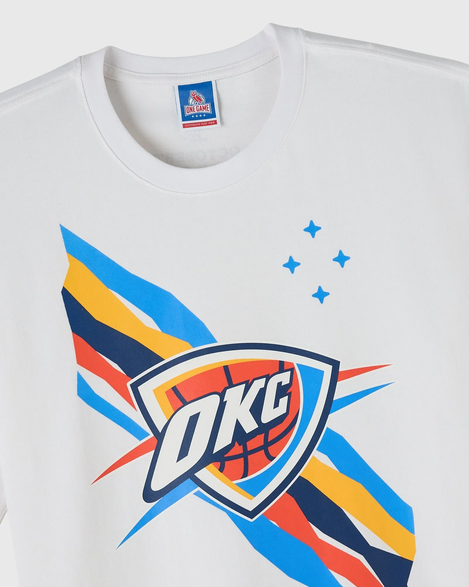 NBA Oklahoma City Thunder Tee - White sold by OVO product image thumbnail 3