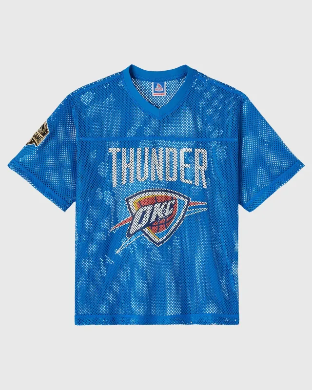 NBA Oklahoma City Thunder Mesh Jersey - Blue sold by OVO