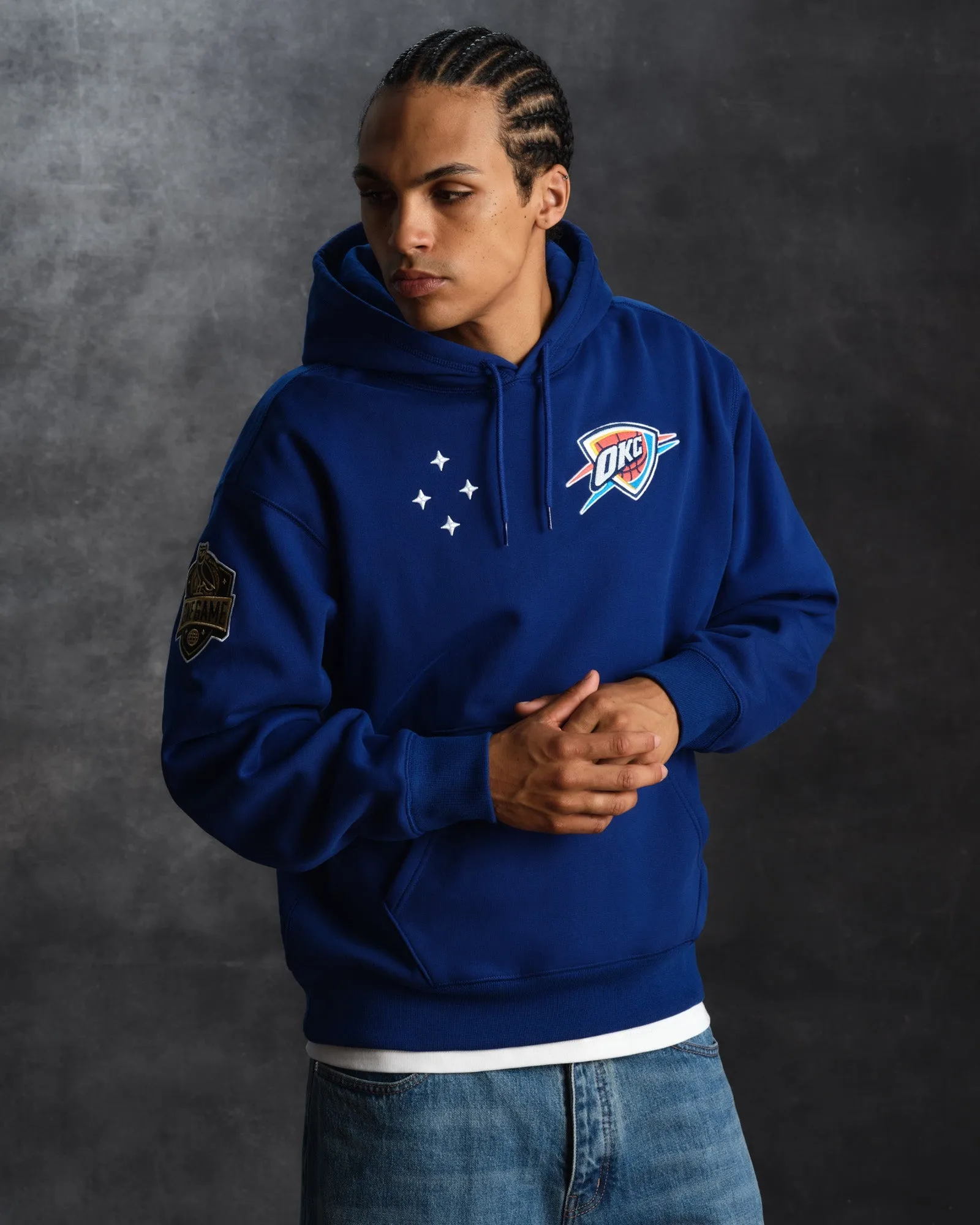 NBA Oklahoma City Thunder Hoodie - Navy sold by OVO product image thumbnail 3