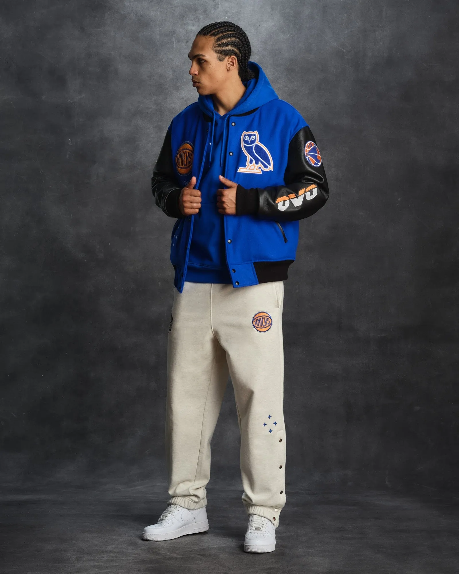 NBA New York Knicks Sweatpant - Pearl Grey sold by OVO product image thumbnail 4