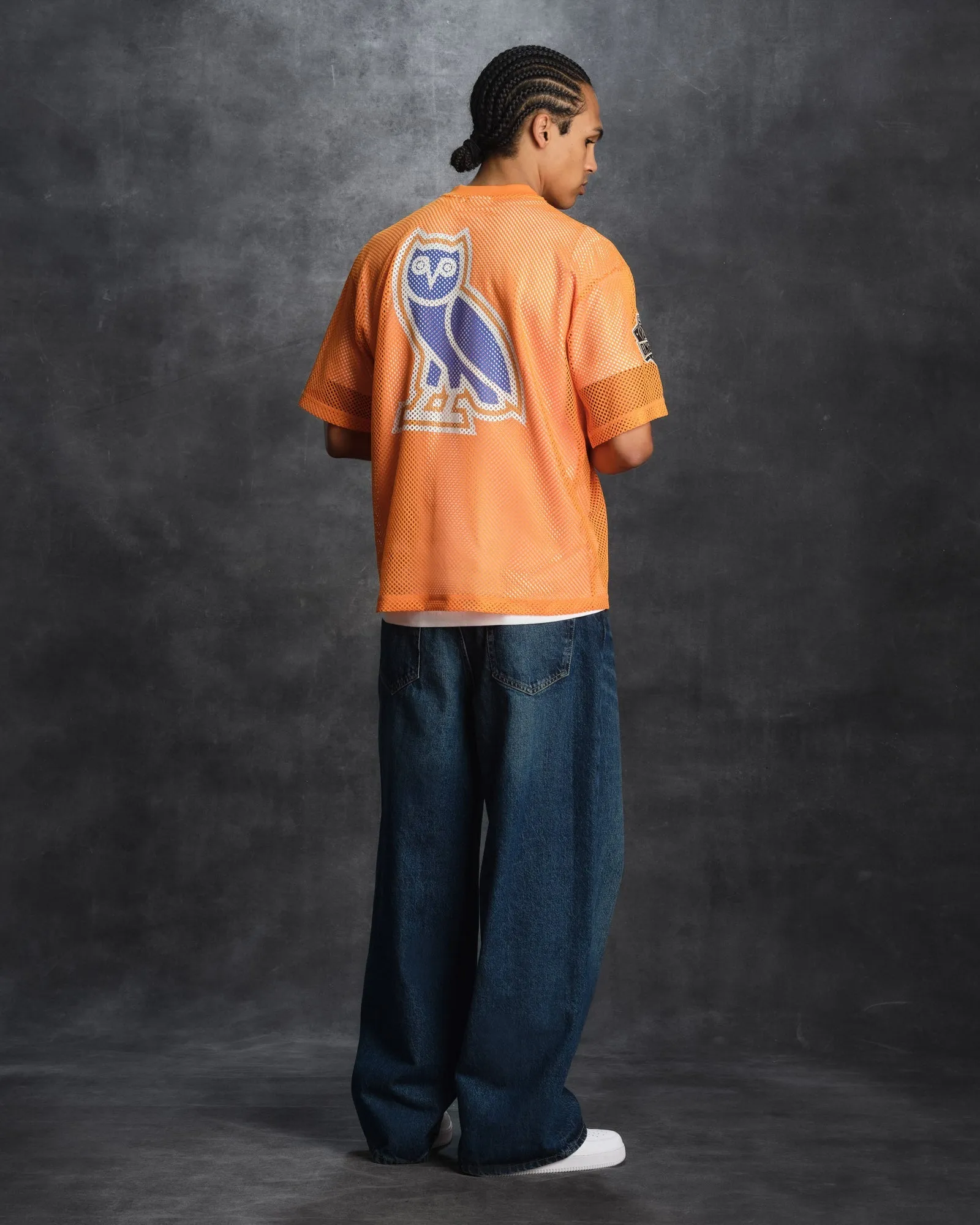 NBA New York Knicks Mesh Jersey - Orange sold by OVO product image thumbnail 5