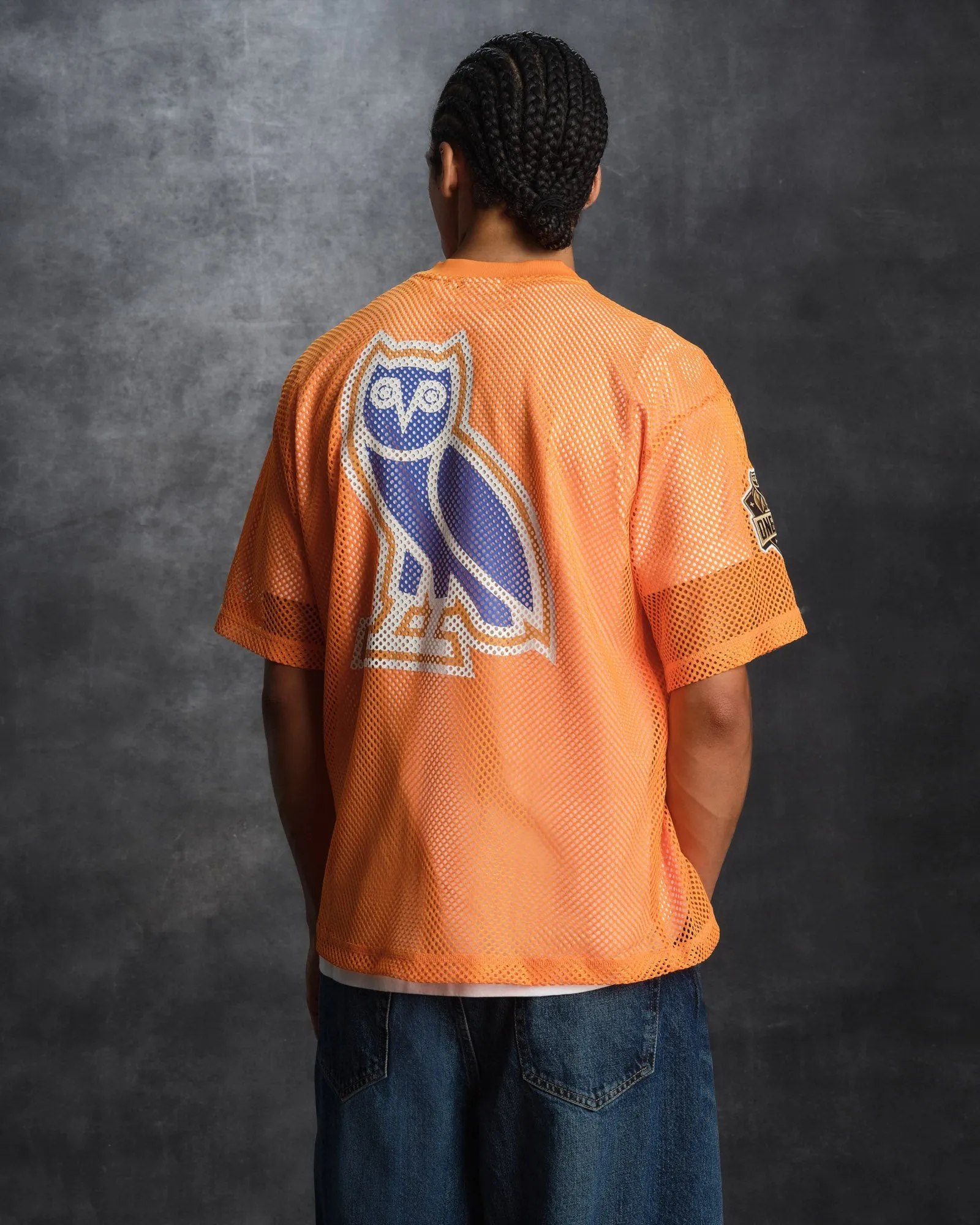 NBA New York Knicks Mesh Jersey - Orange sold by OVO product image thumbnail 3