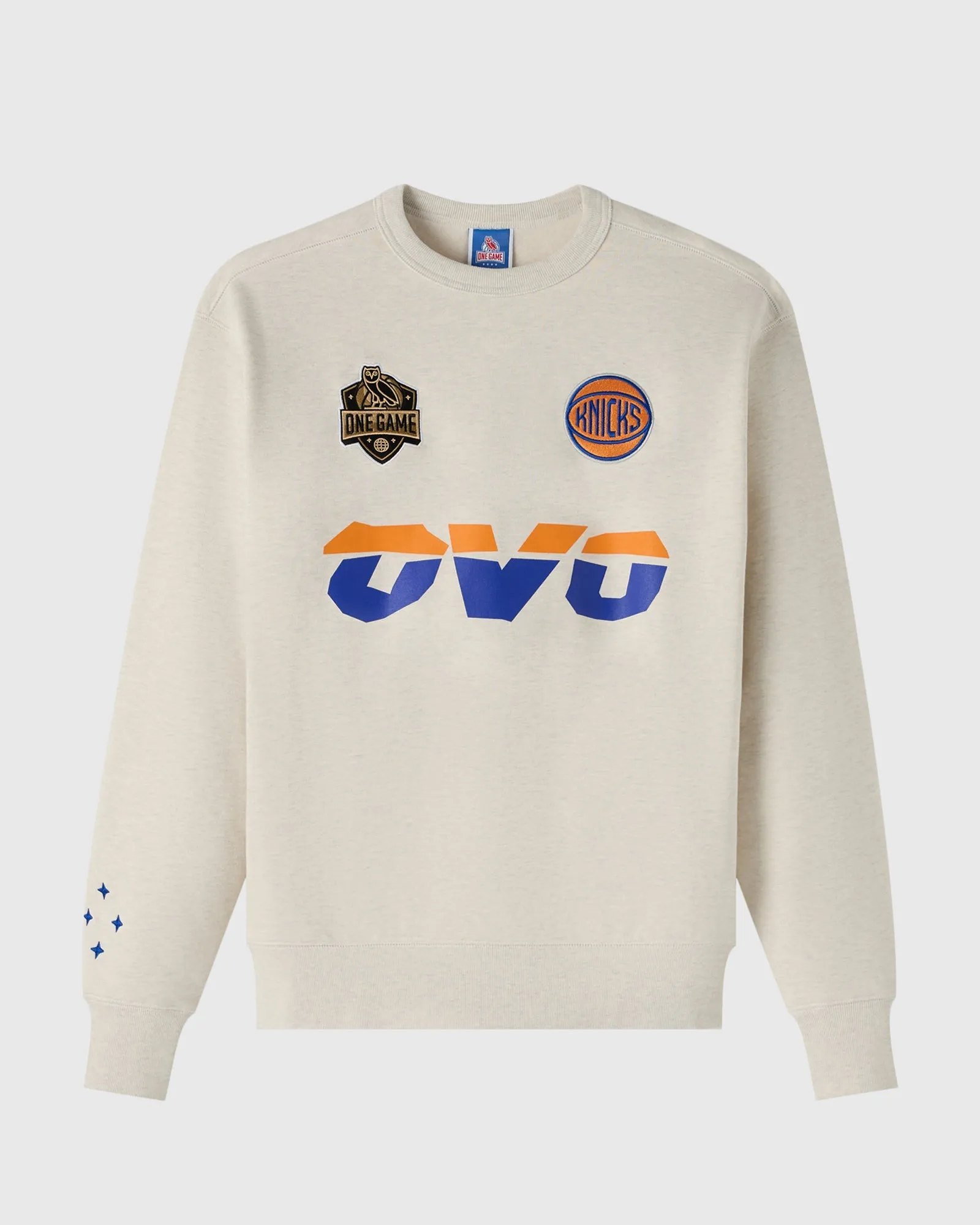 NBA New York Knicks Crewneck - Pearl Grey sold by OVO