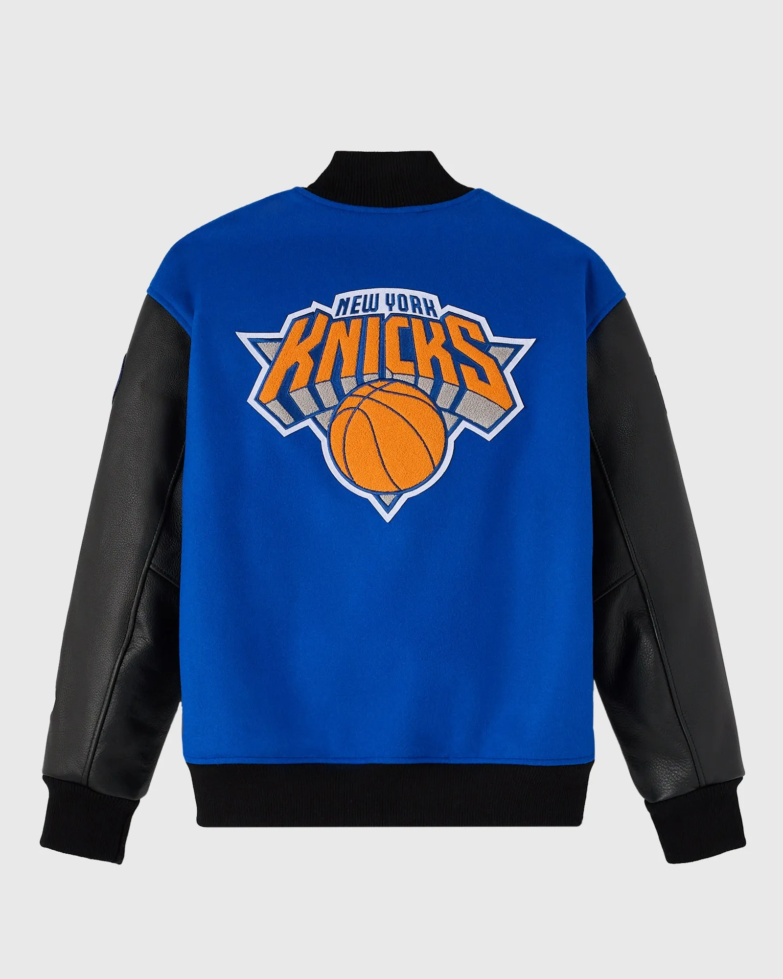 NBA New York Knicks Varsity Jacket - Blue sold by OVO product image thumbnail 5