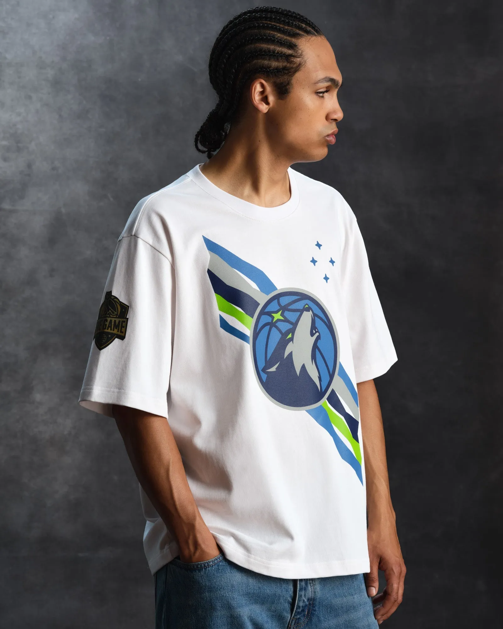 NBA Minnesota Timberwolves Tee - White sold by OVO product image thumbnail 2