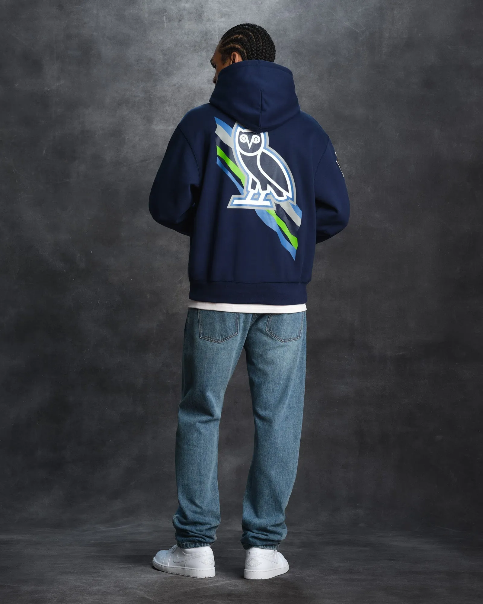 NBA Minnesota Timberwolves Hoodie - Navy sold by OVO product image thumbnail 5