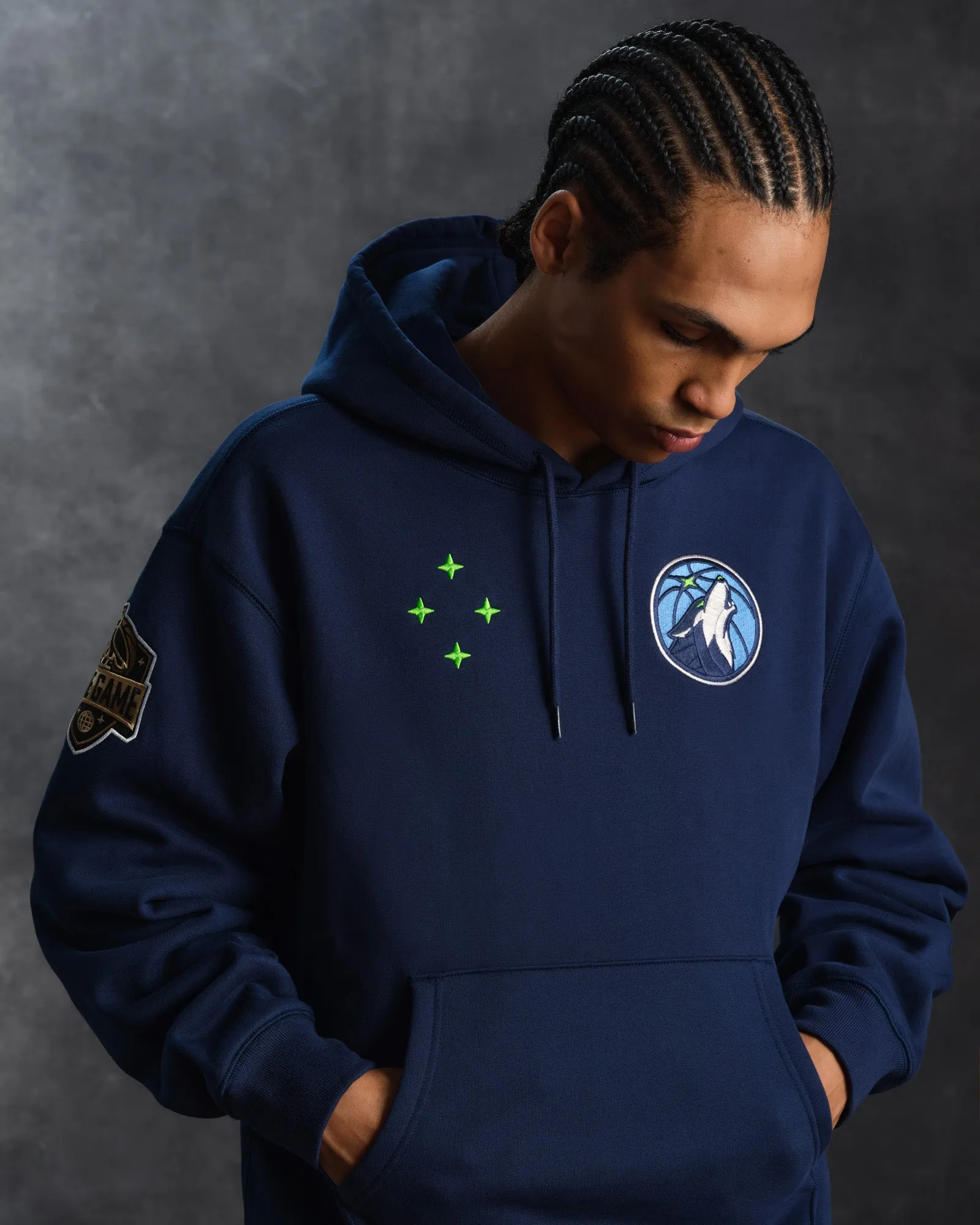 NBA Minnesota Timberwolves Hoodie - Navy sold by OVO product image thumbnail 3