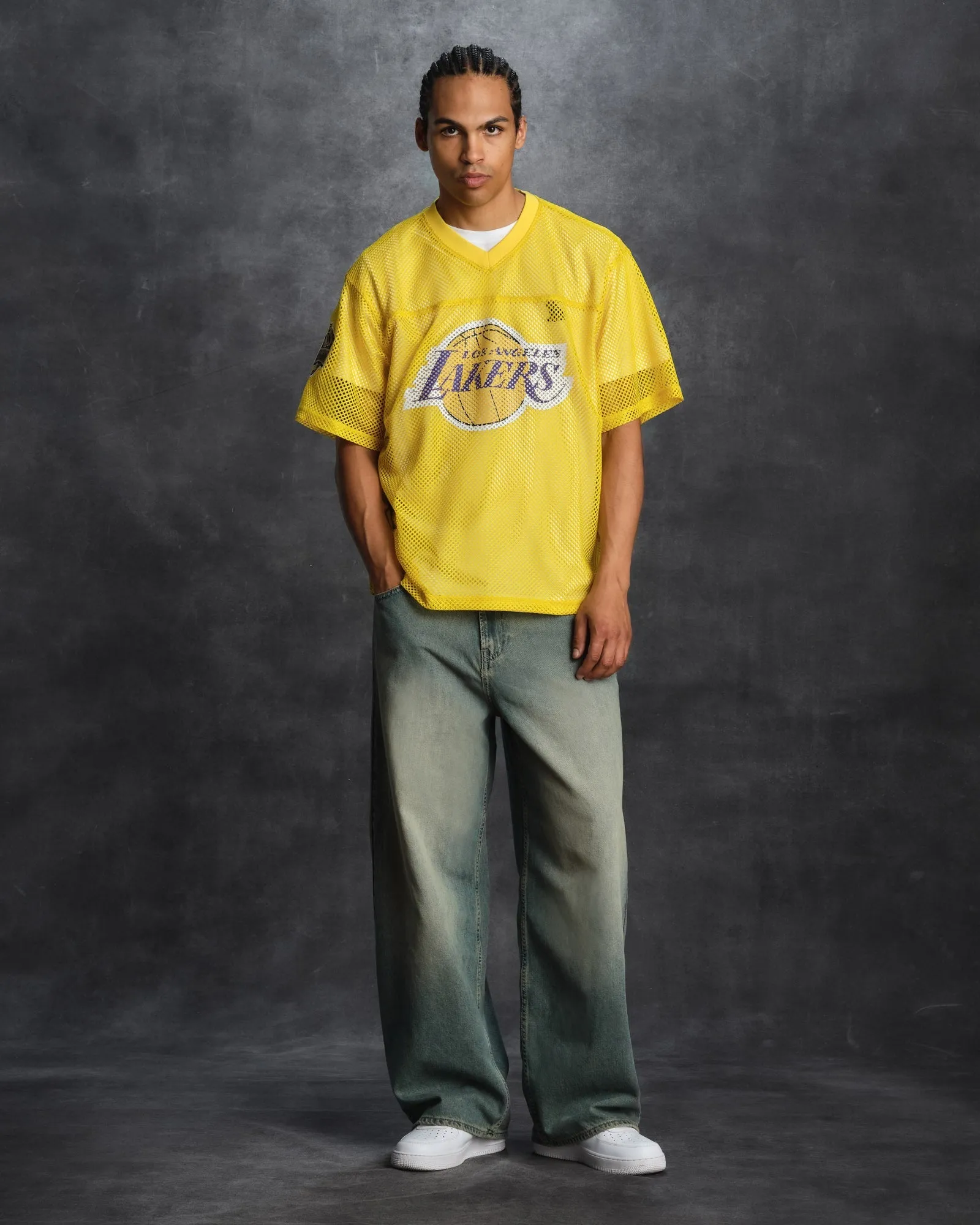 NBA Los Angeles Lakers Mesh Jersey - Gold sold by OVO product image thumbnail 4