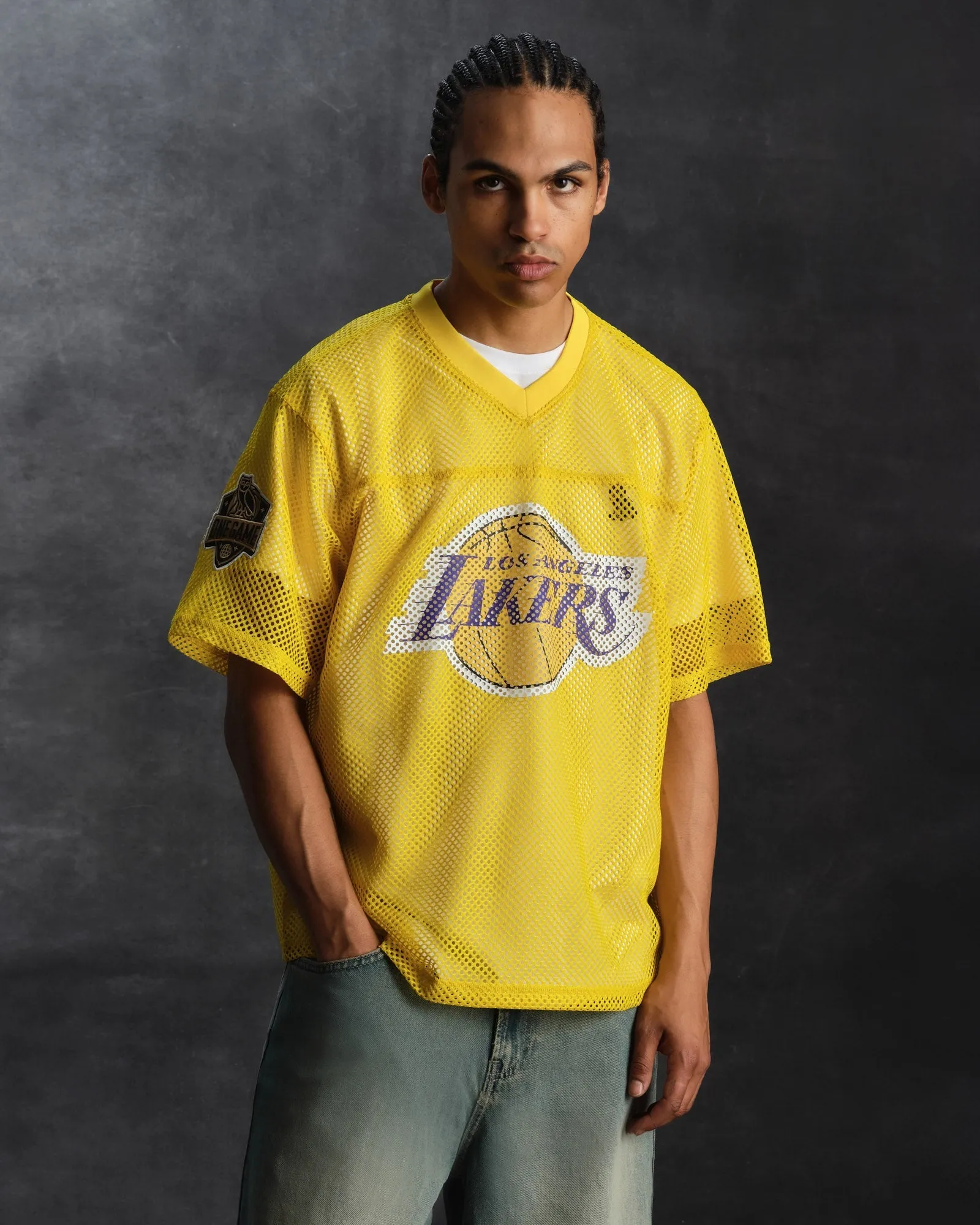 NBA Los Angeles Lakers Mesh Jersey - Gold sold by OVO product image thumbnail 2