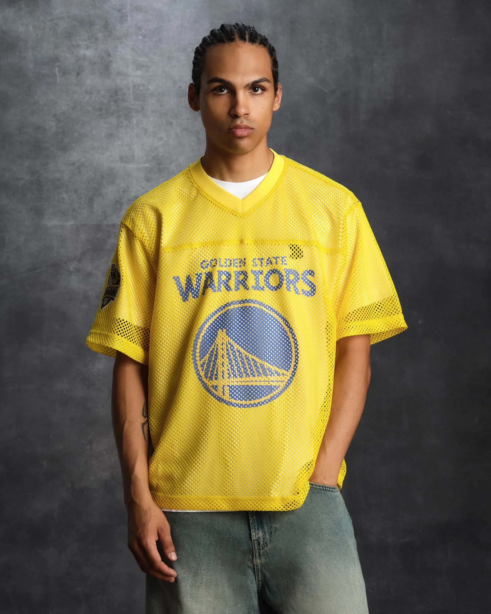NBA Golden State Warriors Mesh Jersey - Yellow sold by OVO product image thumbnail 2