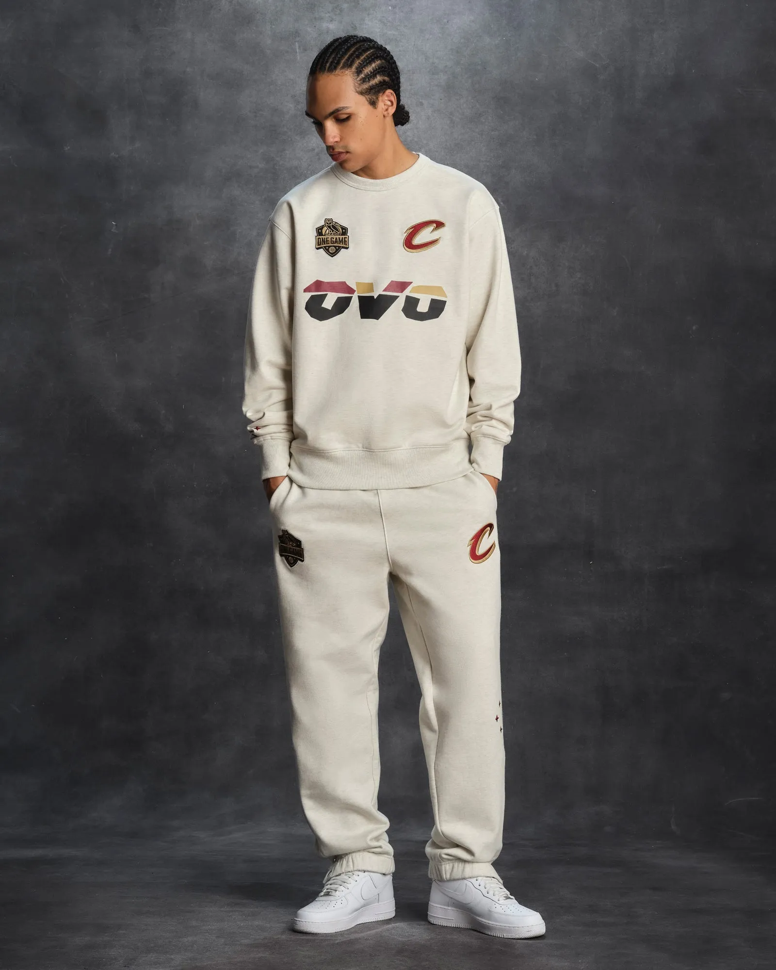 NBA Cleveland Cavaliers Sweatpant - Pearl Grey sold by OVO product image thumbnail 4