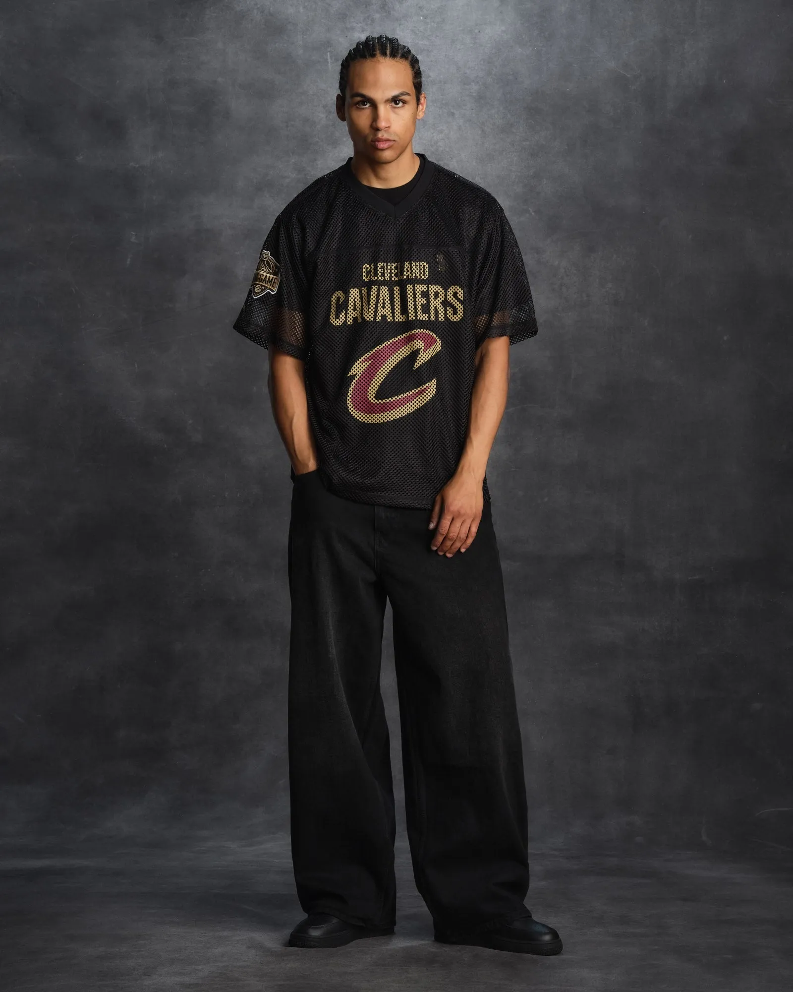 NBA Cleveland Cavaliers Mesh Jersey - Black sold by OVO product image thumbnail 4
