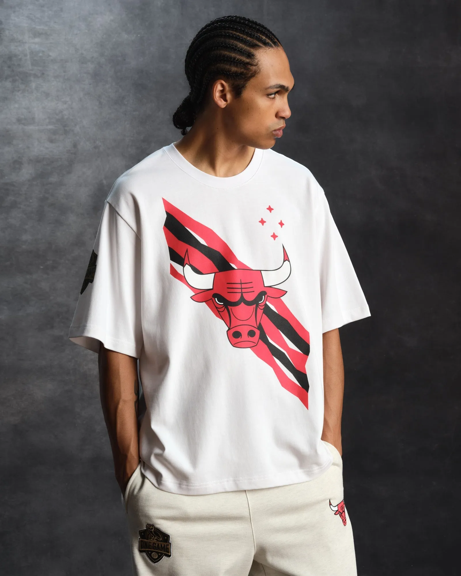 NBA Chicago Bulls Tee - White sold by OVO product image thumbnail 2