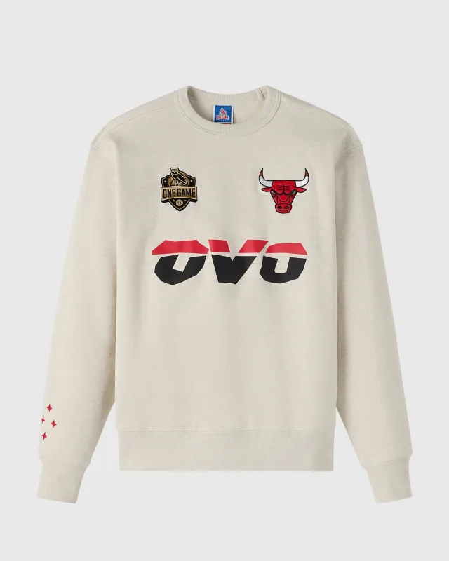 NBA Chicago Bulls Crewneck - Pearl Grey sold by OVO