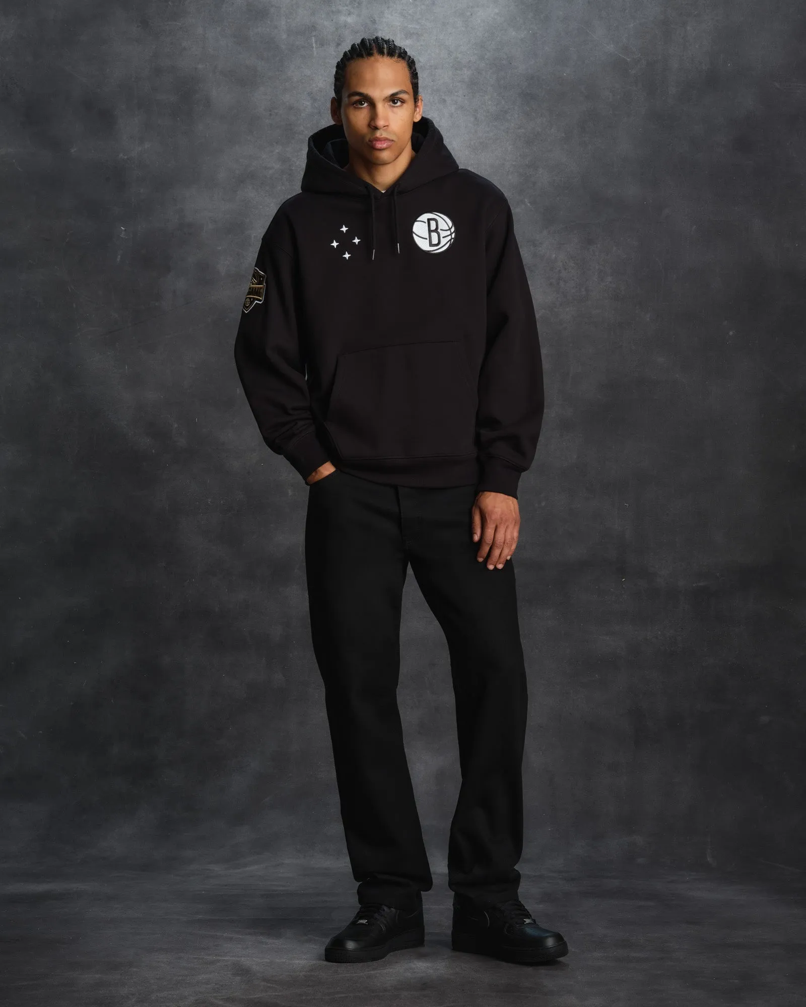 NBA Brooklyn Nets Hoodie - Black sold by OVO product image thumbnail 4