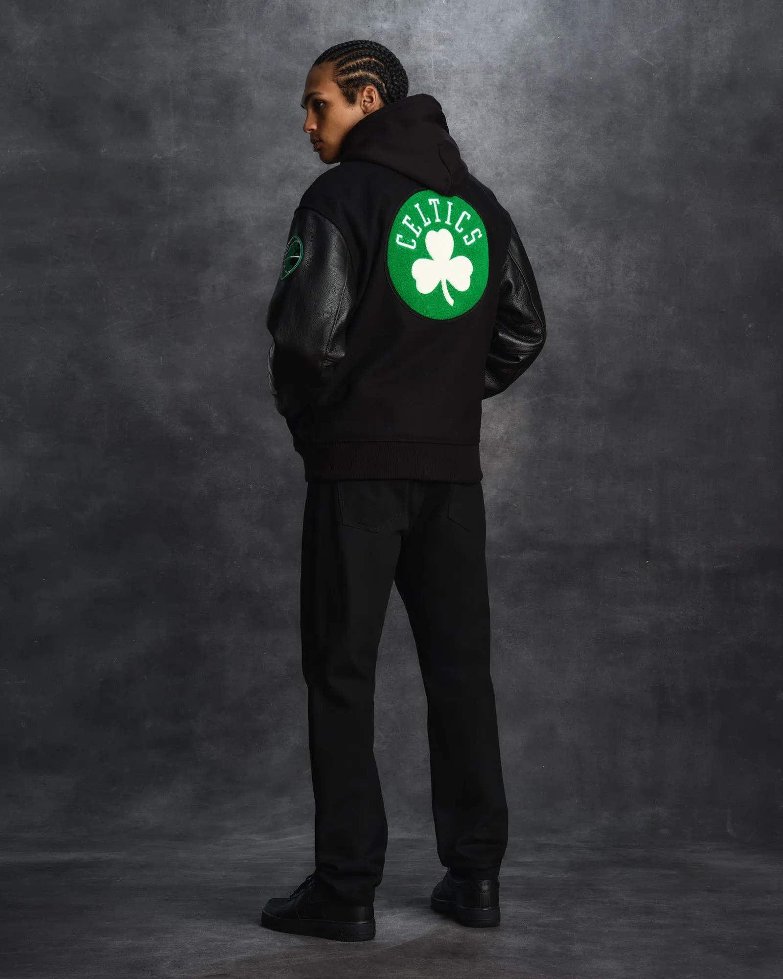 NBA Boston Celtics Varsity Jacket - Black sold by OVO product image thumbnail 5