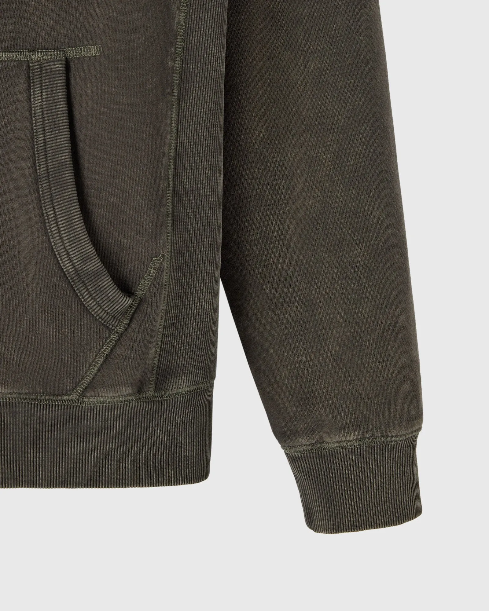 Muskoka Raglan Full-Zip Hoodie - Deep Olive sold by OVO product image thumbnail 3