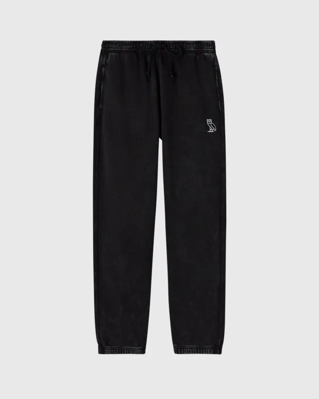 Muskoka Sweatpant - Garment Dyed Black sold by OVO