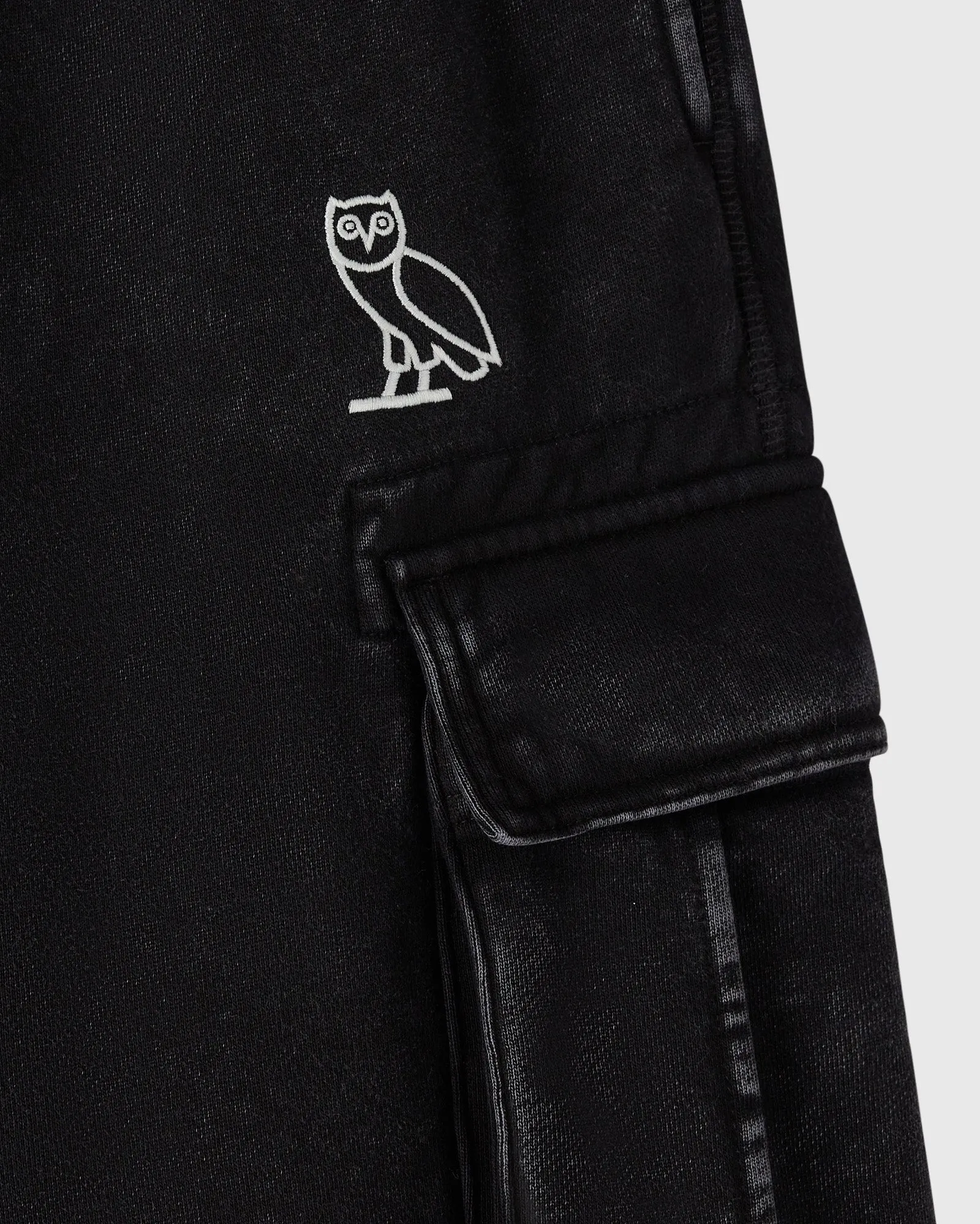 Muskoka Cargo Sweatpant - Garment Dyed Black sold by OVO product image thumbnail 2