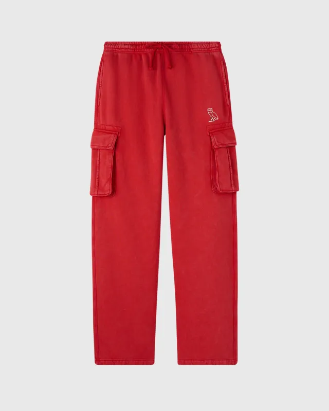 Muskoka Cargo Sweatpant - Berry sold by OVO