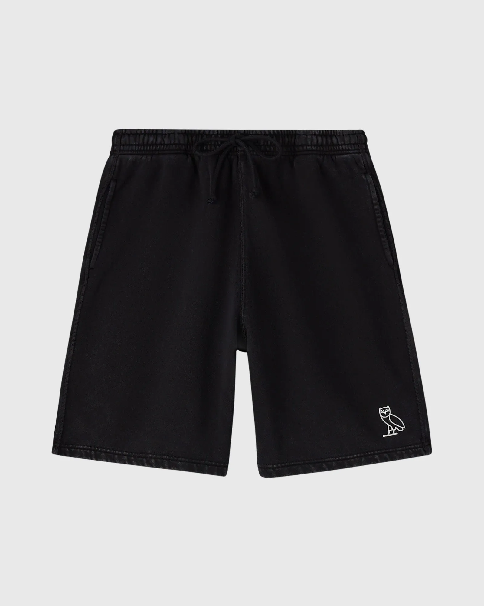 Muskoka Sweatshorts - Garment Dyed Black sold by OVO