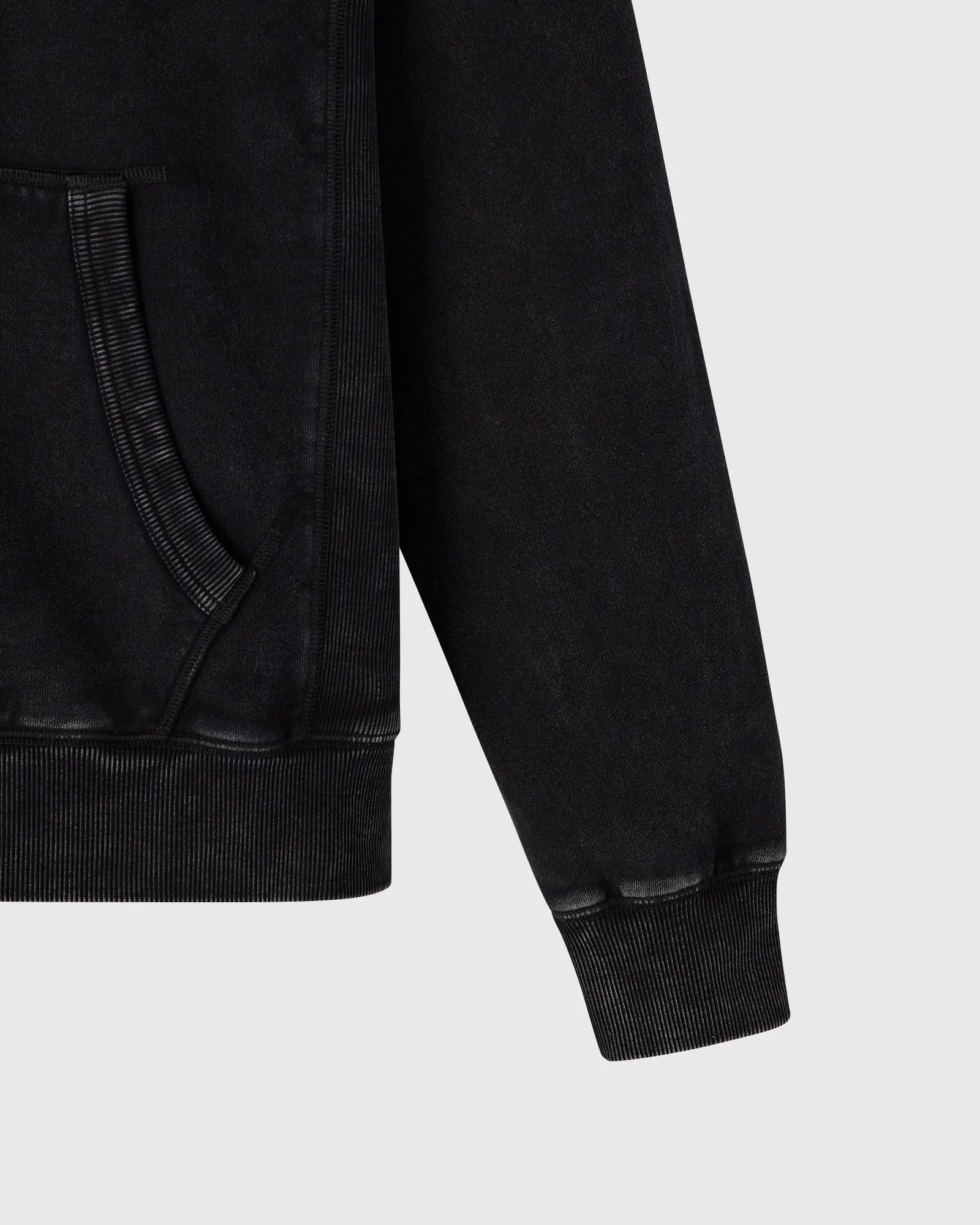 Muskoka Raglan Hoodie - Garment Dyed Black sold by OVO product image thumbnail 3