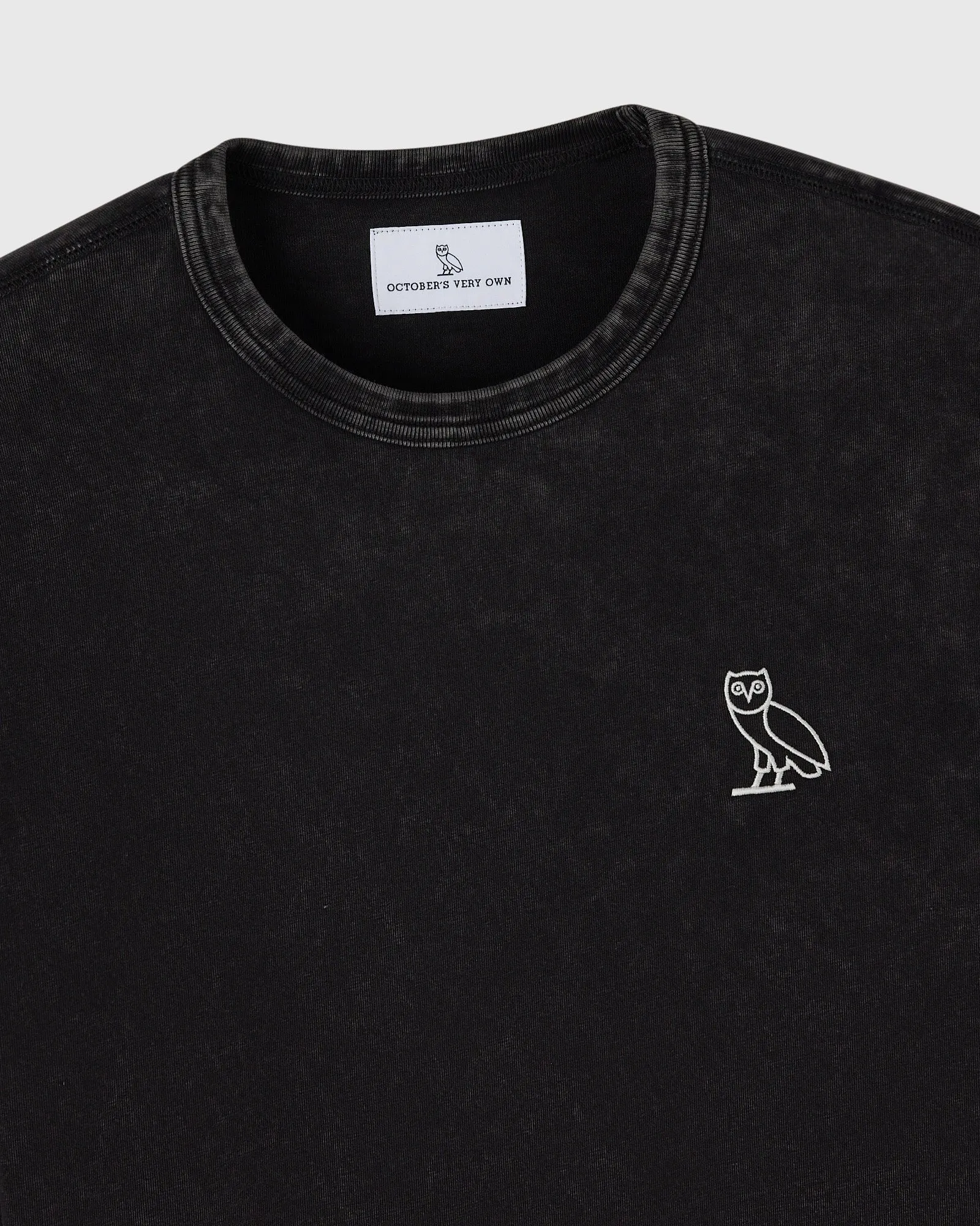 Muskoka Long-Sleeve Tee - Garment Dyed Black sold by OVO product image thumbnail 2