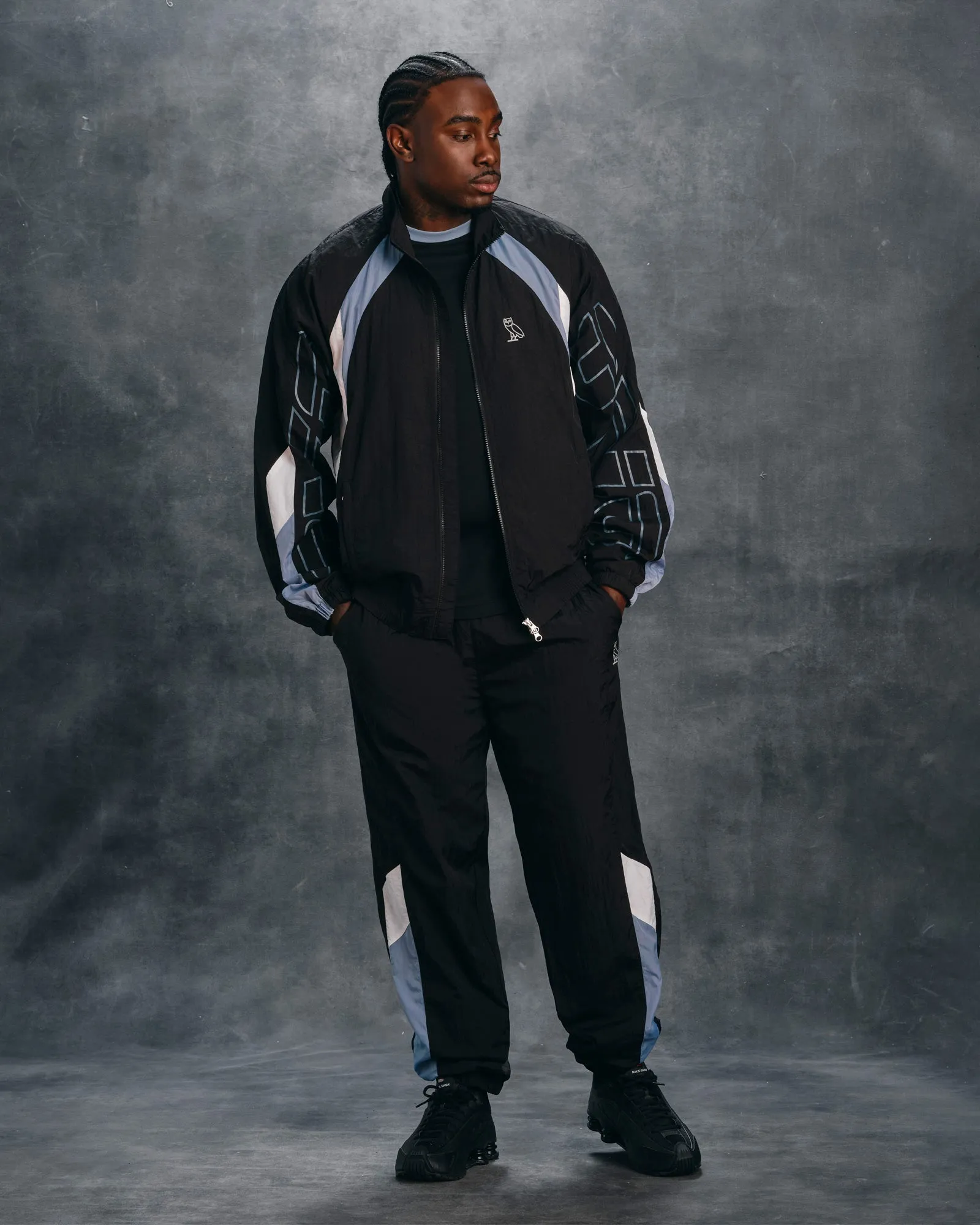 Nylon Track Pant - Black sold by OVO product image thumbnail 3