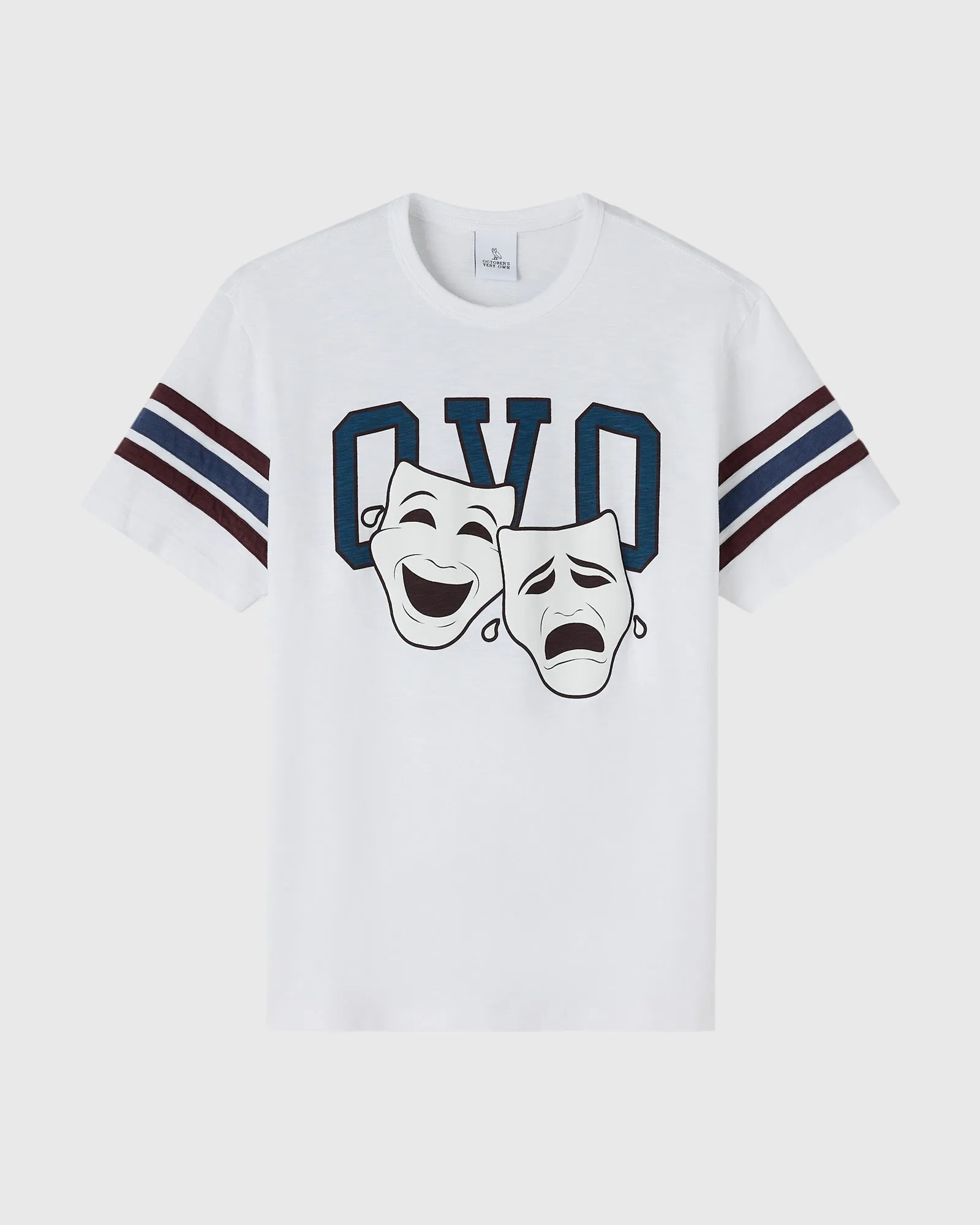 Last Ones Laughing Football Tee - White sold by OVO