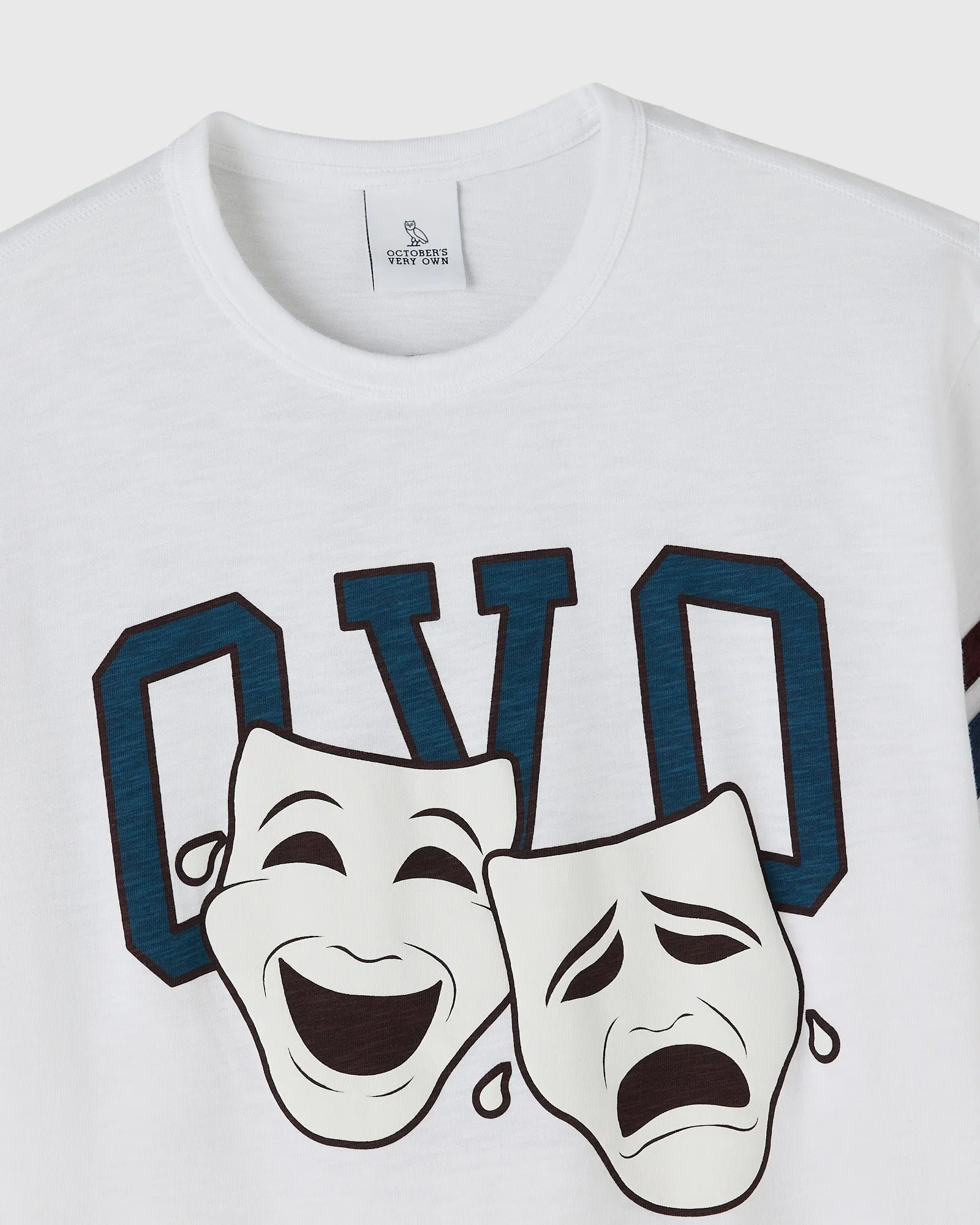 Last Ones Laughing Football Tee - White sold by OVO product image thumbnail 3