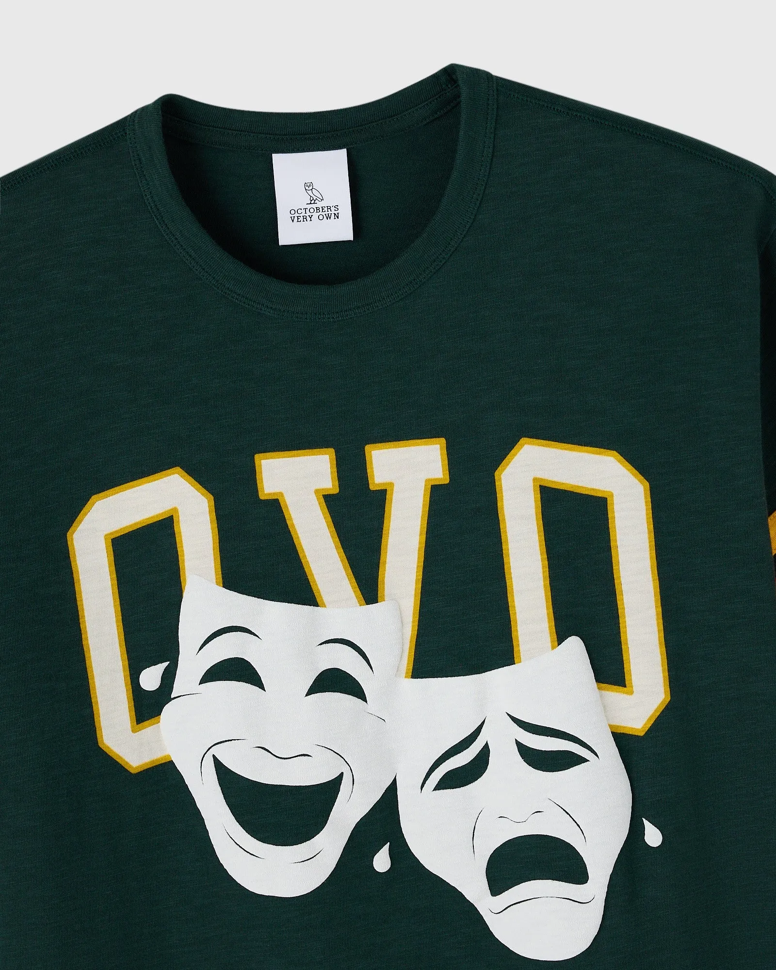 Last Ones Laughing Football Tee - Midnight Green sold by OVO product image thumbnail 5