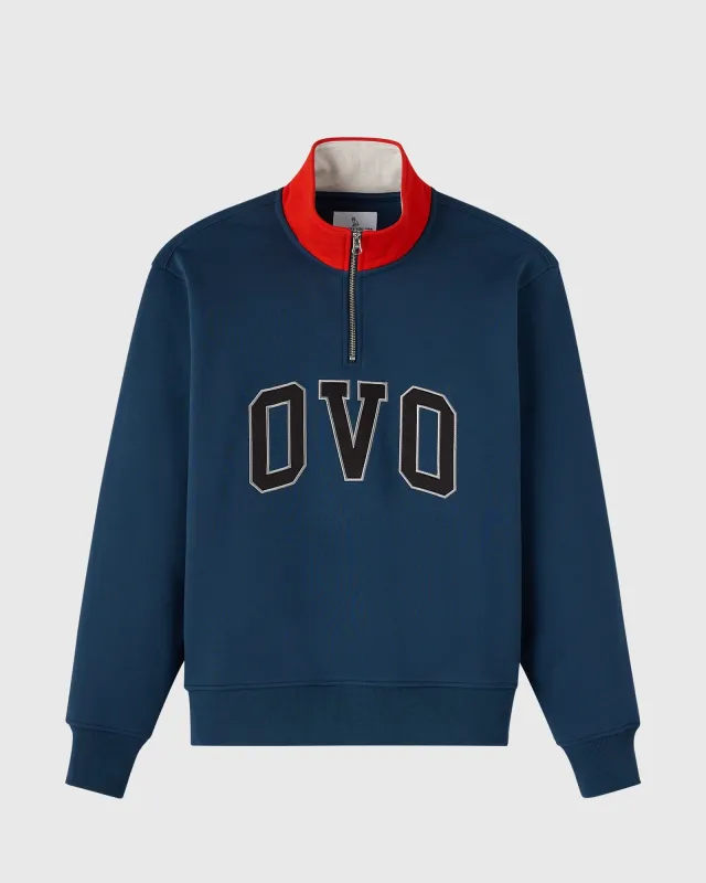 Arch OVO Quarter-Zip Mock Neck - Starling sold by OVO